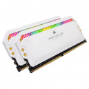 Corsair Dominator Platinum RGB 16 Go (2 x 8 Go) DDR4 3200 MHz CL16 - Blanc