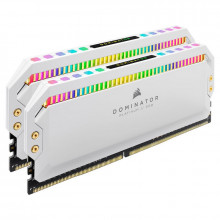 Corsair Dominator Platinum RGB 16 Go (2 x 8 Go) DDR4 3200 MHz CL16 - Blanc