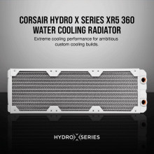Corsair Radiateur de refroidissement liquide Hydro X Series XR5 360 mm — Blanc