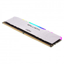 Ballistix White RGB DDR4 8 Go (1 x 8 Go) 3000 MHz CL15