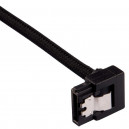 Corsair Câble SATA gainé Premium 60 cm connecteur coudé (coloris noir)