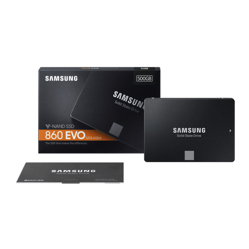 SSD Samsung 860 EVO 500Go SATA - Disque dur Samsung sur  79,16 €