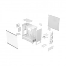 Fractal Design Pop XL Air RGB White TG Clear Tint