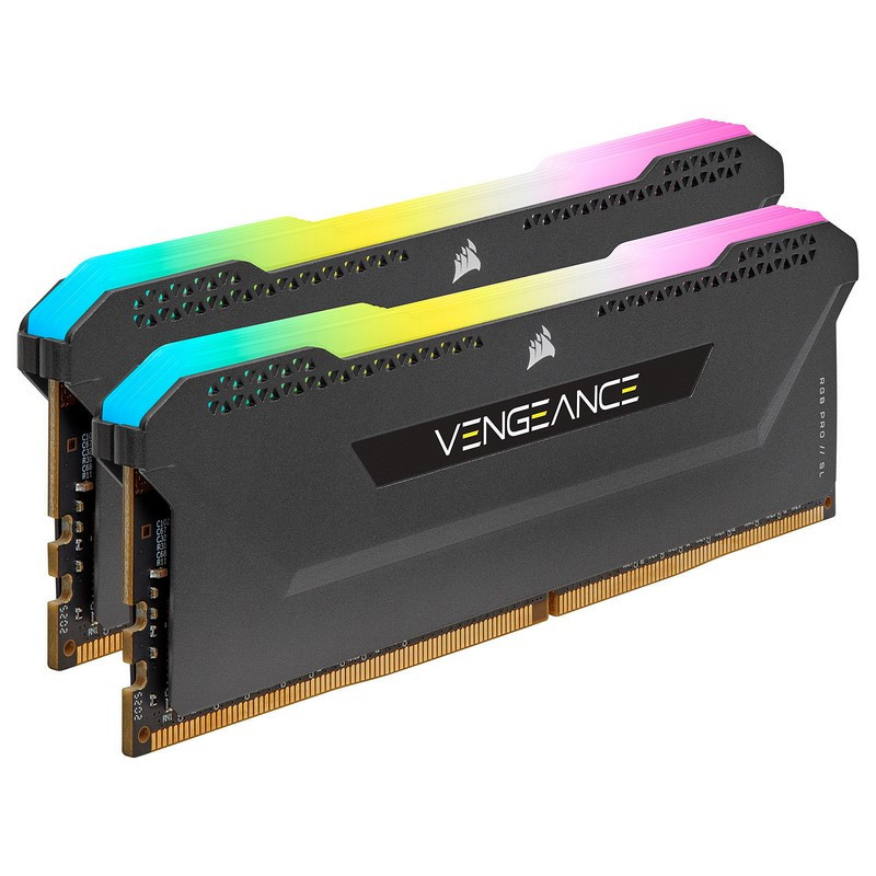 Corsair Vengeance RGB PRO SL Series 16 Go (2 x 8 Go) DDR4 3600 MHz CL18 - Noir