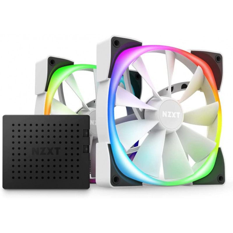 NZXT Aer RGB 2 Series 140mm Single BLANC x 2