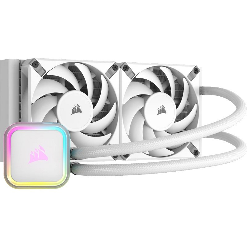 Corsair iCUE H100i RGB ELITE - Blanc