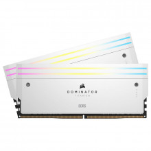 Corsair Dominator Titanium DDR5 RGB 32 Go (2 x 16 Go) 6600 MHz CL32 - Blanc