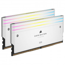 Corsair Dominator Titanium DDR5 RGB 32 Go (2 x 16 Go) 6400 MHz CL32 - Blanc
