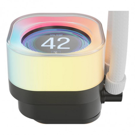 Corsair iCUE LINK TITAN 360 RX LCD Processeur Refroidisseur de liquide tout-en-un 12 cm Blanc 1 pi?ce(s)