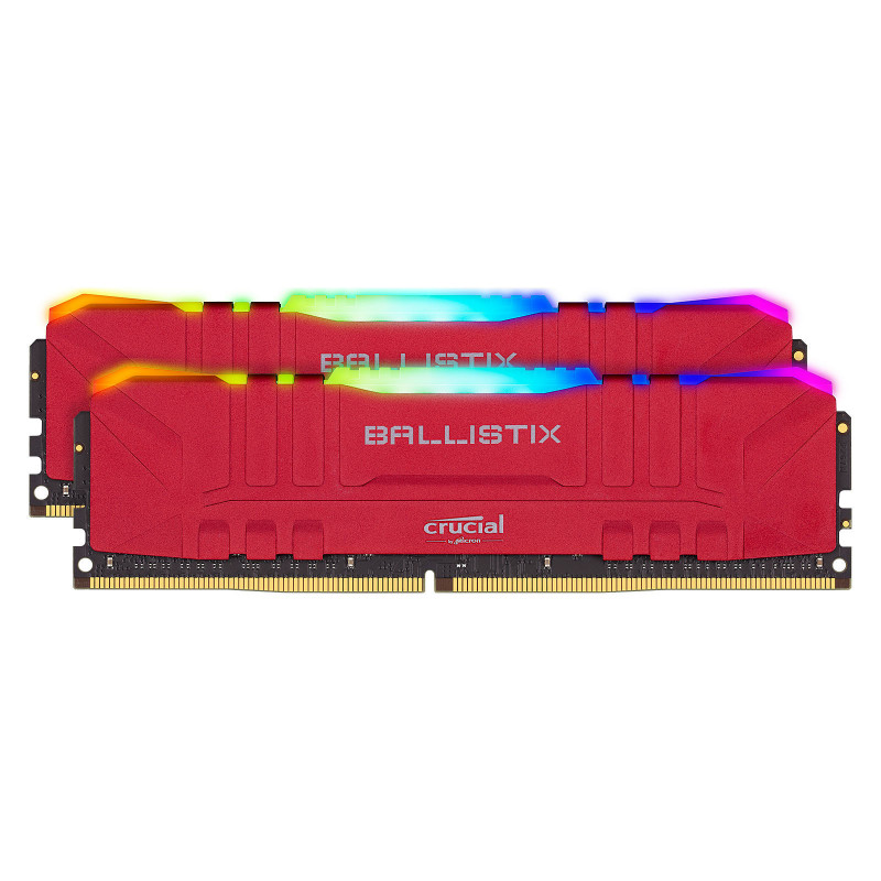 Ballistix Red RGB DDR4 32 Go (2 x 16 Go) 3200 MHz CL16