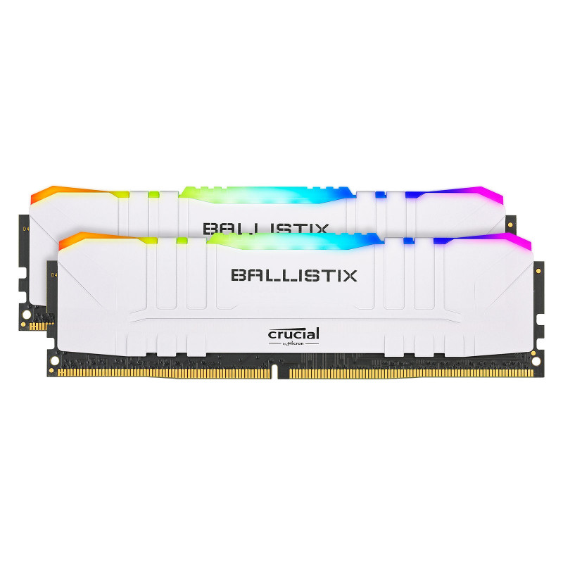 Ballistix White RGB DDR4 32 Go (2 x 16 Go) 3600 MHz CL16 - Mémoire  Ballistix sur  232,90 €