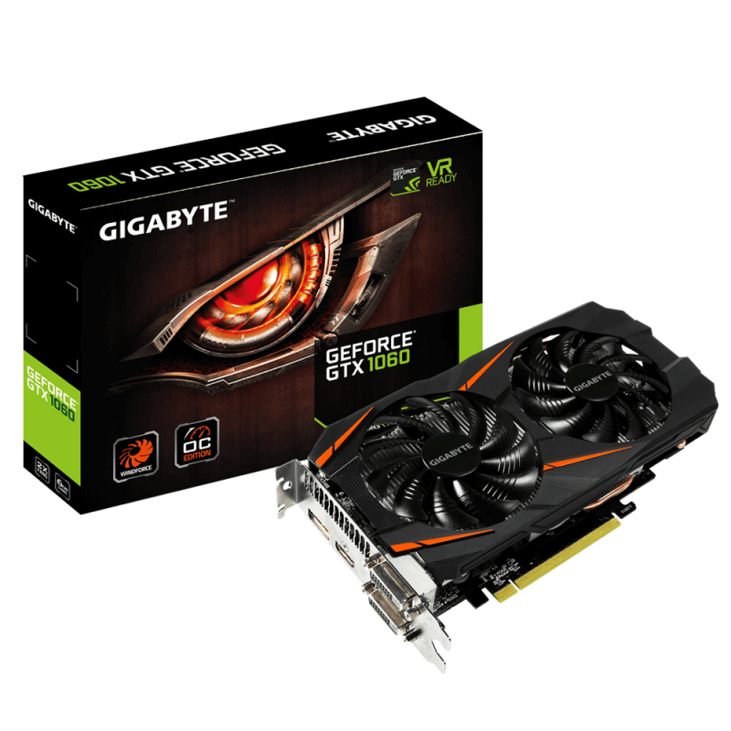 Gigabyte GeForce GTX 1060 WINDFORCE OC 6G