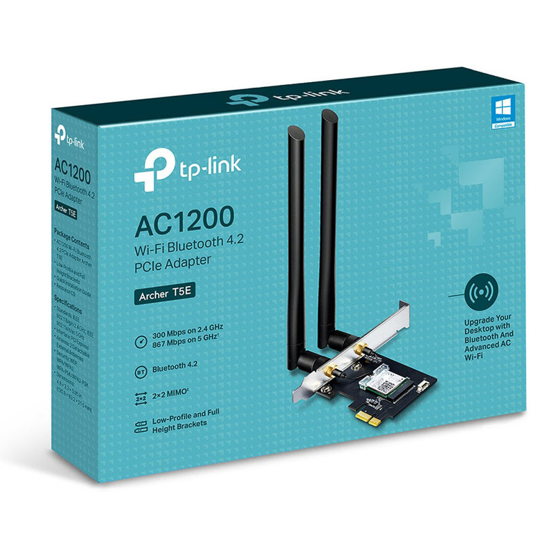 TP-LINK AC1200 Wi-Fi Bluetooth 4.2 PCIE Adapter Archer T5E