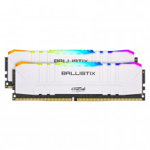 Ballistix White RGB DDR4 16 Go (2 x 8 Go) 3200 MHz CL16