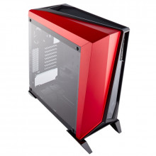 Corsair Boîtier gaming ATX moyen-tour Carbide Series® SPEC-OMEGA en verre trempé - Noir/rouge